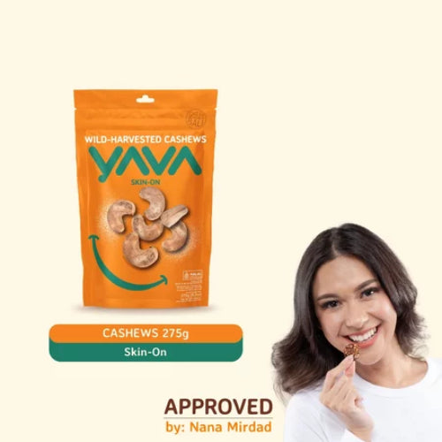 YAVA Cashew Skin-On SeaSalt 275g