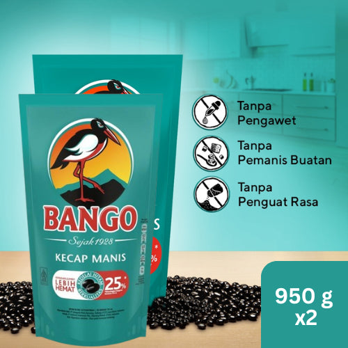 Bango Kecap Manis Pouch 2 x 950g