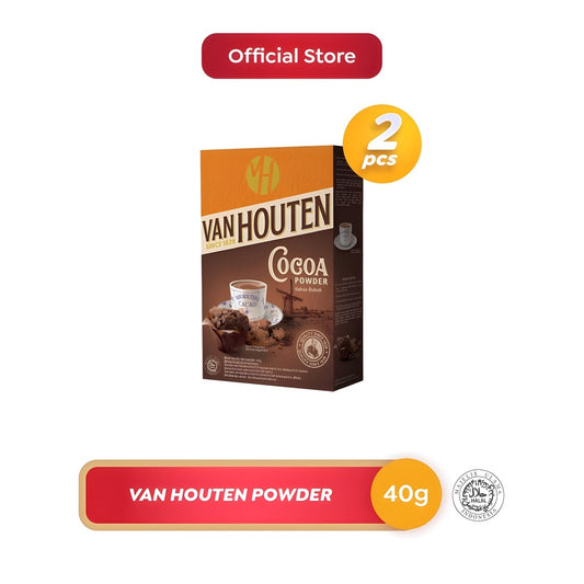 Van Houten Cocoa Powder 2 x 40gr