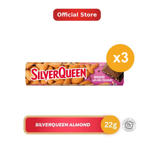Silver Queen Cokelat Almond 3 x 22 gr