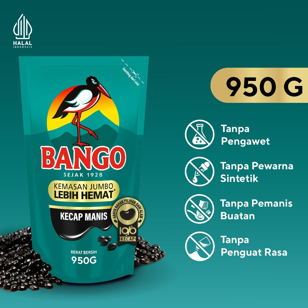 Bango Kecap Manis Refill 950g