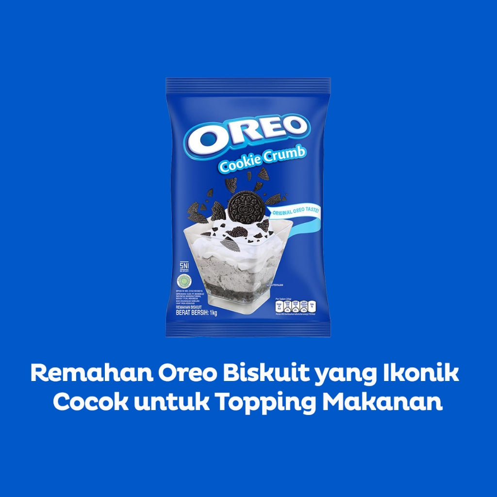 Oreo Cookie Crumb 1kg, Remahan Biskuit