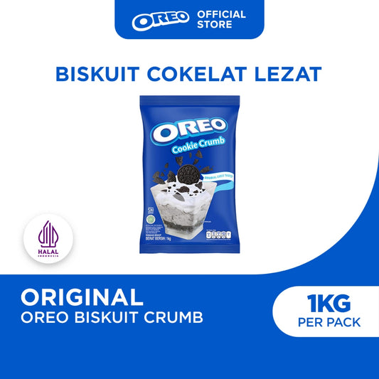 Oreo Cookie Crumb 1kg, Remahan Biskuit