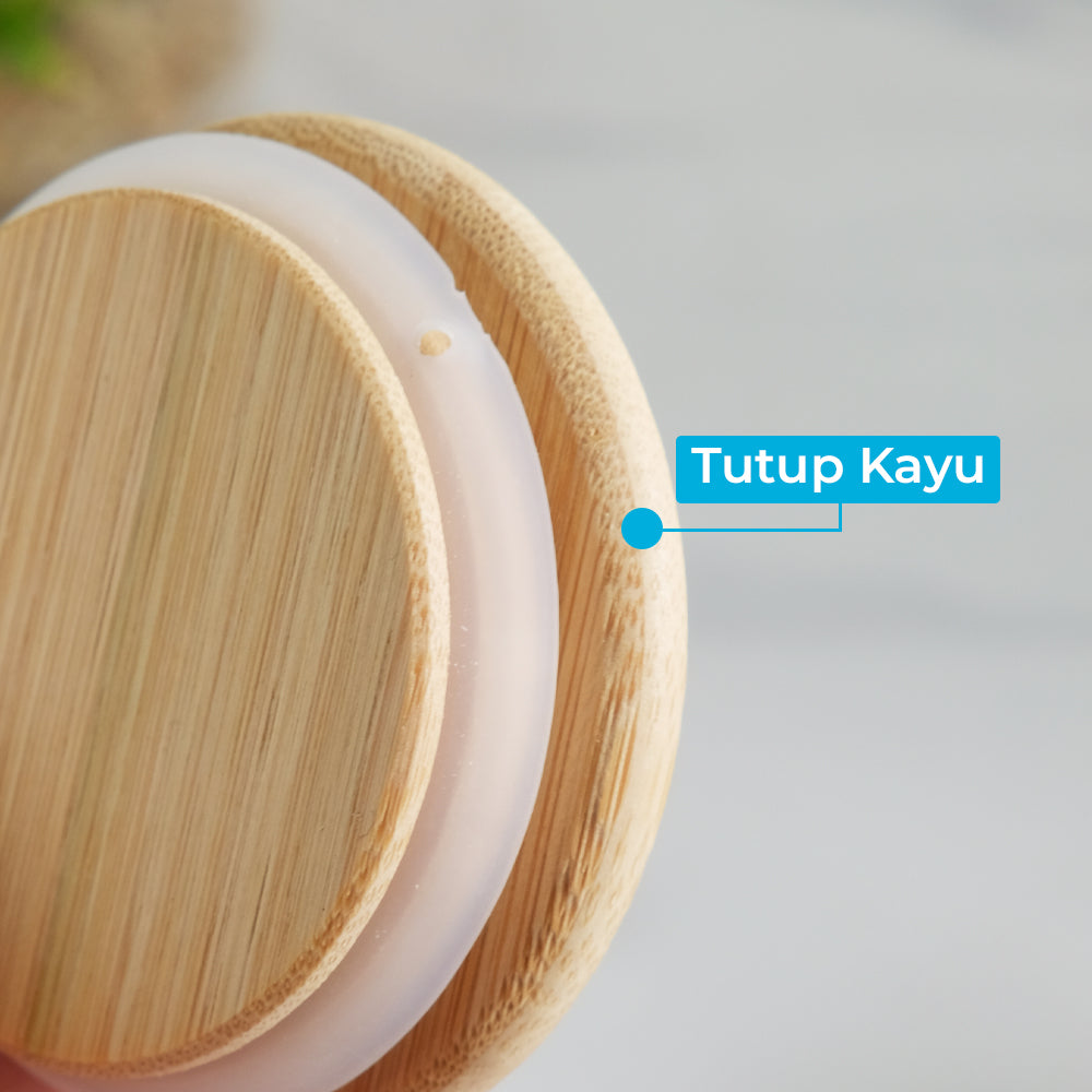 One Two Cups Toples Kaca Penyimpanan Makanan Kedap Udara Storage Jar 250ml - GH1270