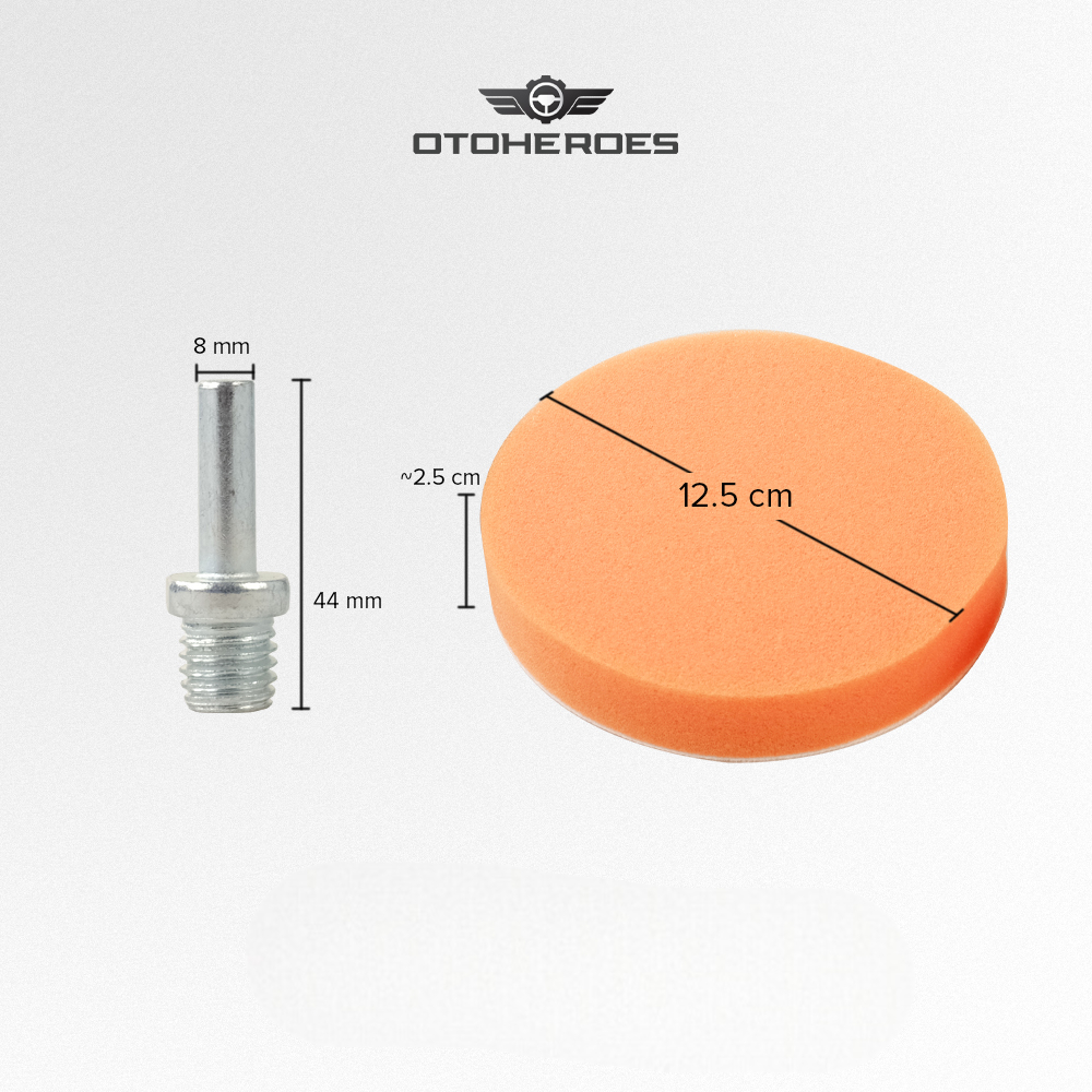 OTOHEROES Poles Mobil Sponge Polishing Set Car Buffing Pad 5Inch 10PCS - CSL2018