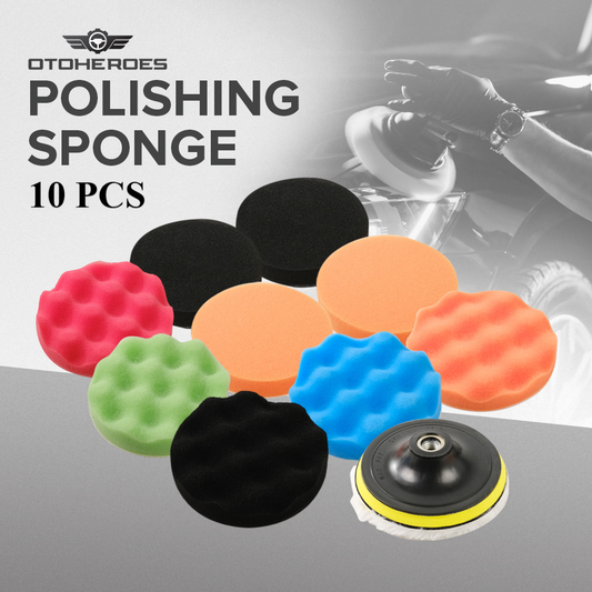 OTOHEROES Poles Mobil Sponge Polishing Set Car Buffing Pad 5Inch 10PCS - CSL2018
