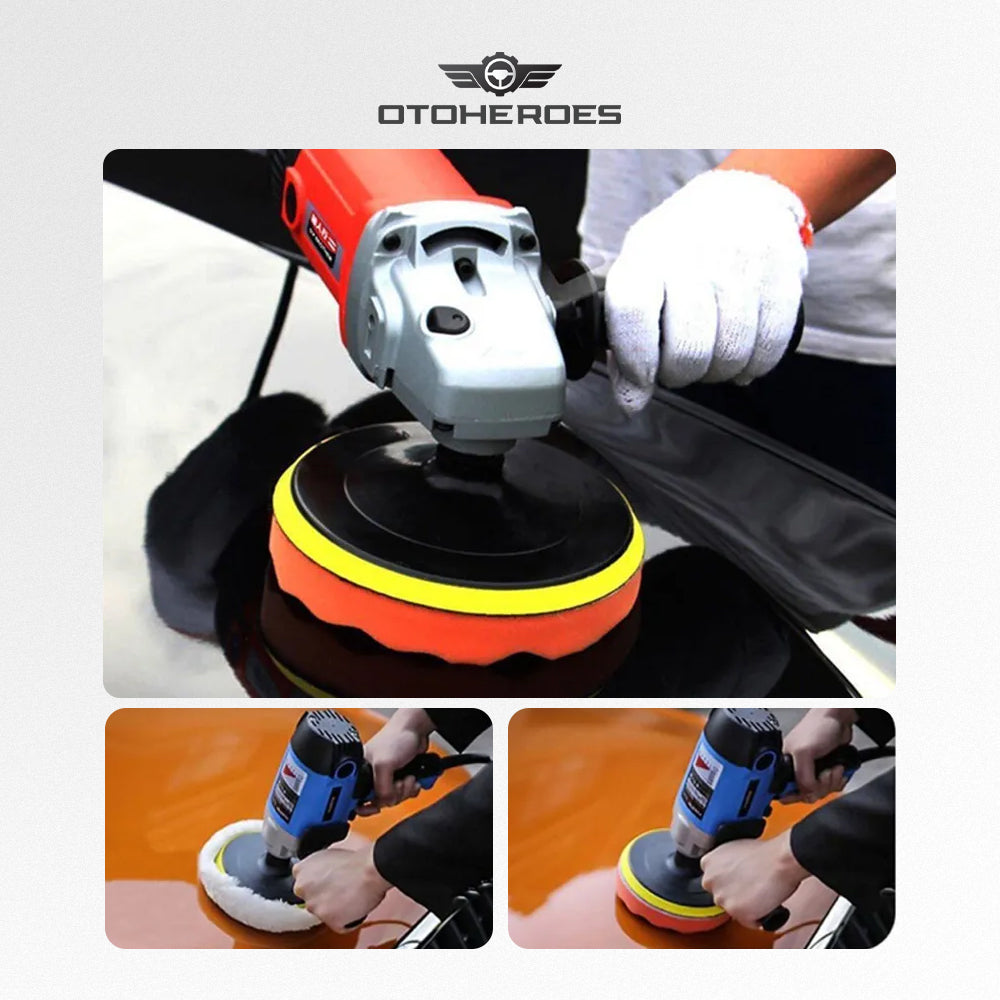 OTOHEROES Poles Mobil Sponge Polishing Set Car Buffing Pad 5Inch 10PCS - CSL2018
