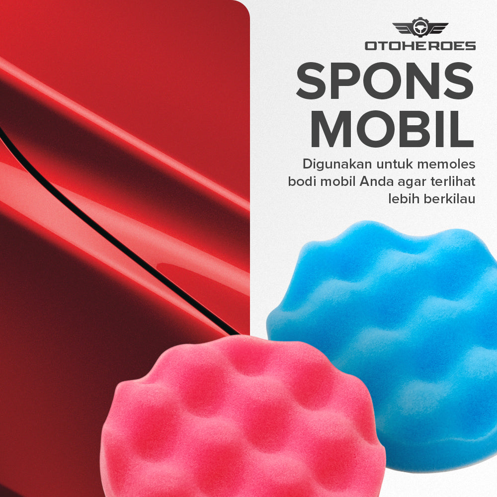 OTOHEROES Poles Mobil Sponge Polishing Set Car Buffing Pad 5Inch 10PCS - CSL2018