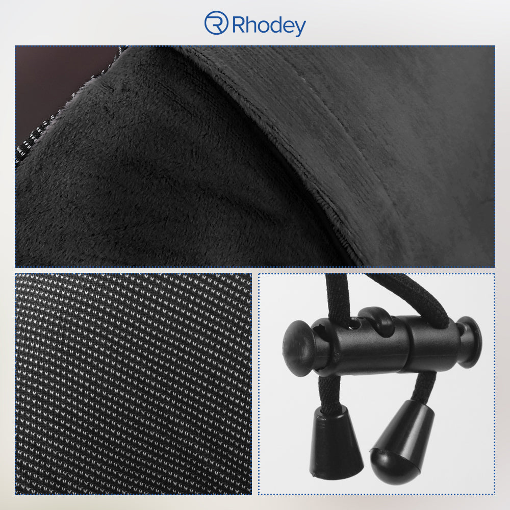 Rhodey Bantal Leher Travel Memory Foam U-Shaped Neck Pillow - SER43