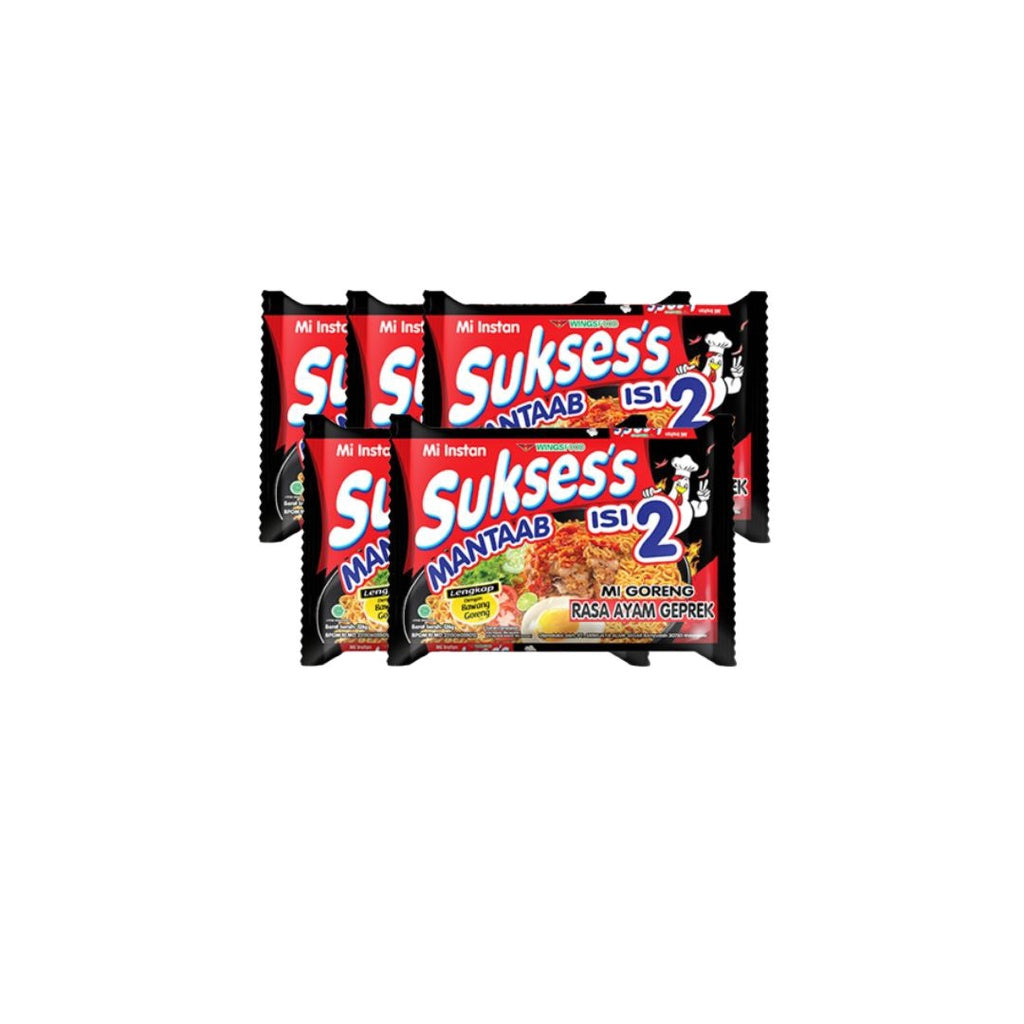 SUKSESS MIE GORENG AYAM GEPREK 5 x 126GR