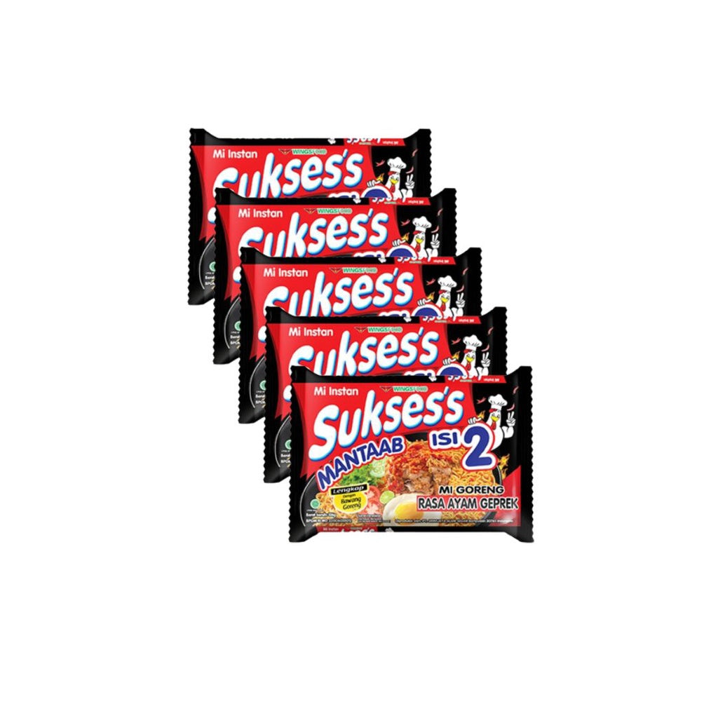 SUKSESS MIE GORENG AYAM GEPREK 5 x 126GR