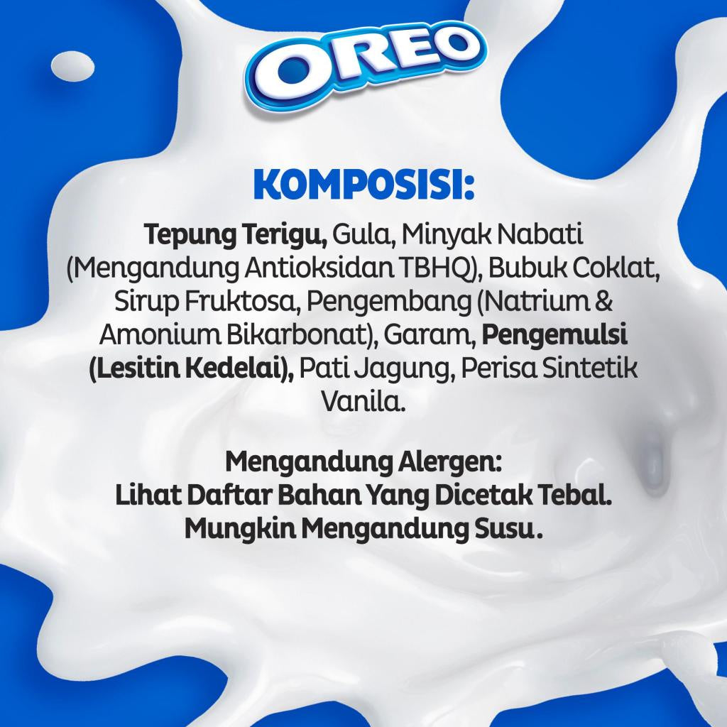 Oreo Biskuit Cookie Crumb Pouch 1kg x2, Untuk memasak Kue dan Roti dengan mudah