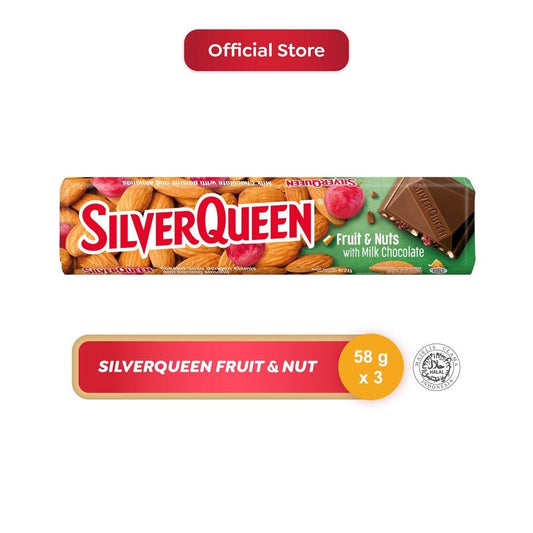 Silverqueen Fruit and Nuts 58 g x 3 pcs