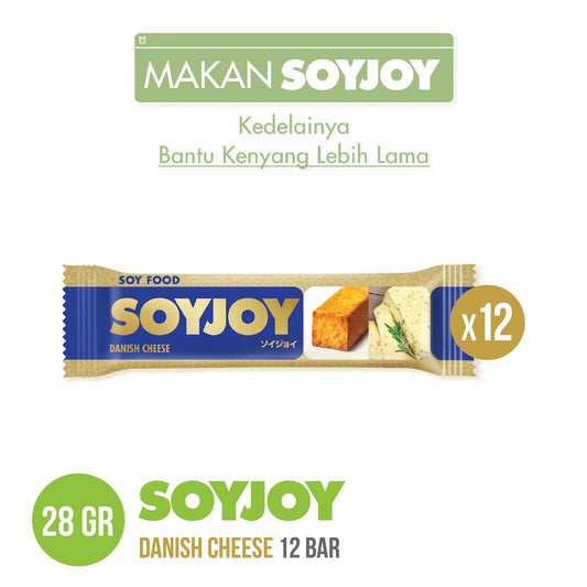 SOYJOY DANISH CHEESE - 12 BARS