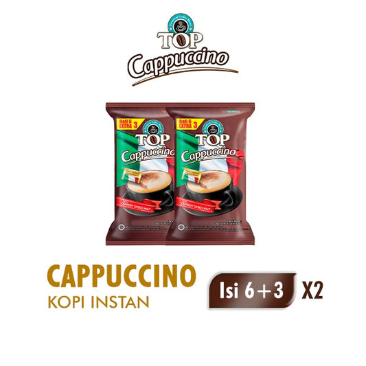 TOP Coffee Capuccino Bubuk 18 x 25 gr