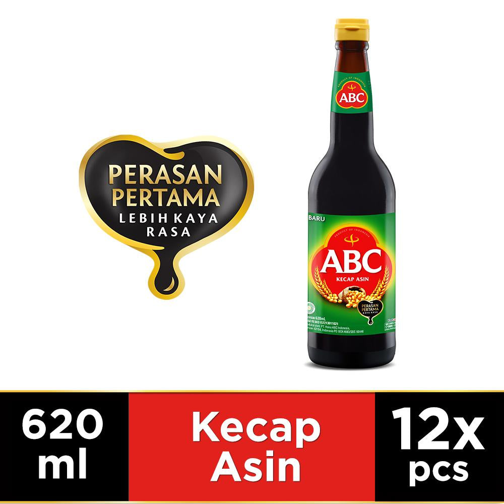 ABC Kecap Asin 620 ml - Multi Pack 12 pcs