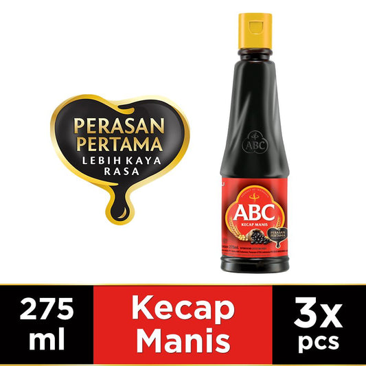 ABC Kecap Manis 275 ml - Multi Pack 3 pcs