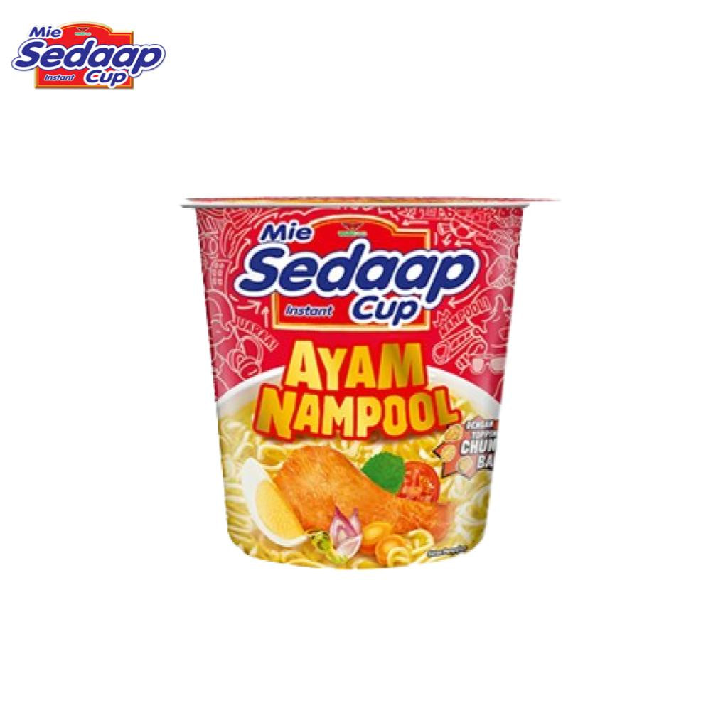 SEDAAP Mie Instan Cup Ayam Nampool 75gr x 10