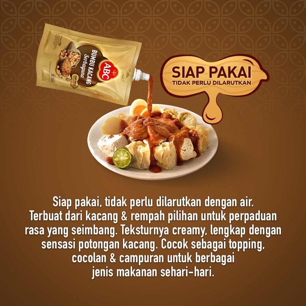 Bundling Mix Kecap 250g, Sambal 135ml dan ABC Bumbu Kacang Serbaguna 180g