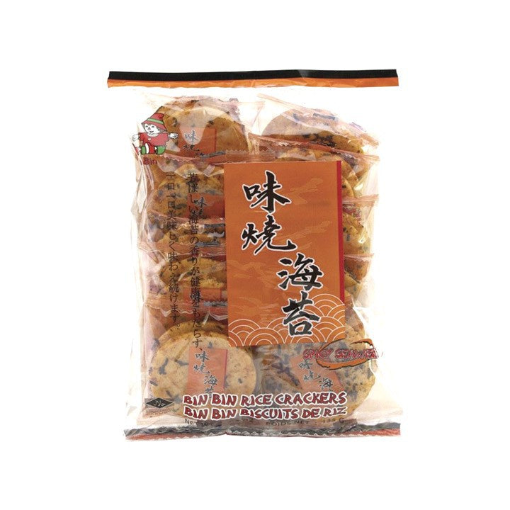 Bin Bin Rice Crackers Spicy Seaweed 2 x 135 gr