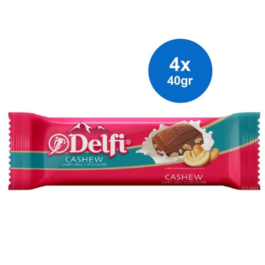 Delfi Dairy Milk Cashew Cokelat 40 gr x 4