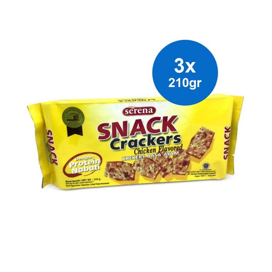 Serena Snack Crackers 210 gr x 3