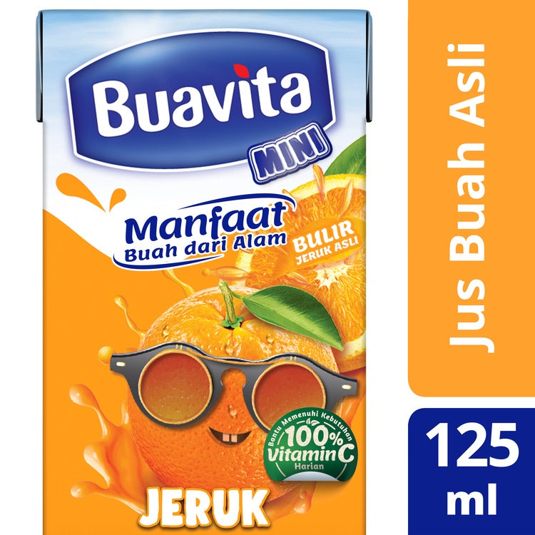 Buavita Mini Juice Jeruk 125 ml x 10
