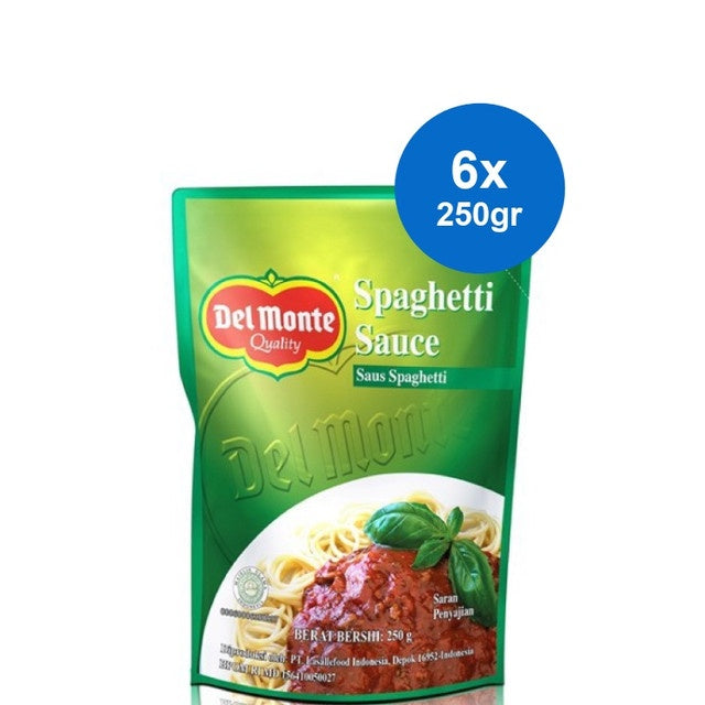 Del monte Saus Spaghetti 250 gr x 6