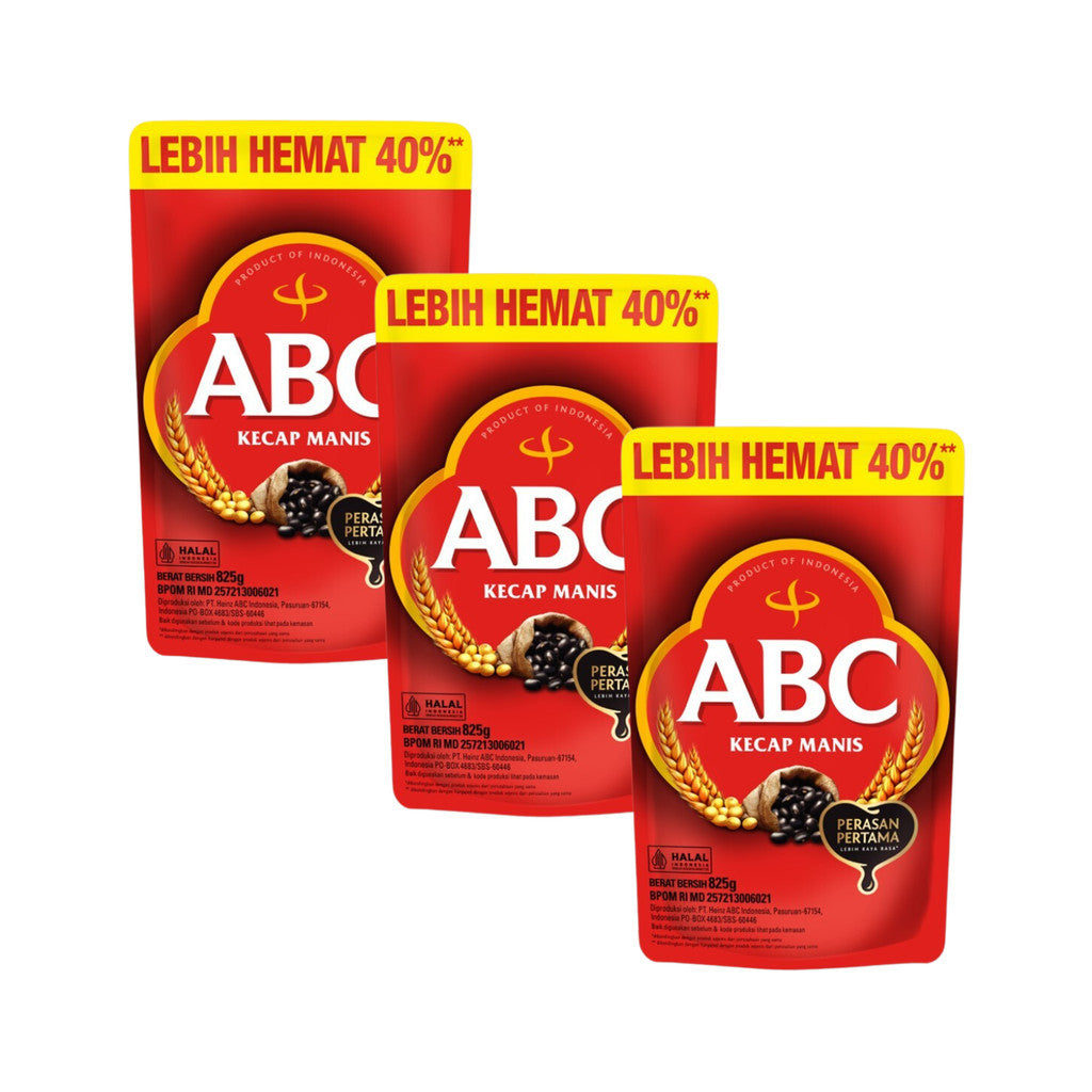 ABC Kecap Manis 825 gr x 3 pcs