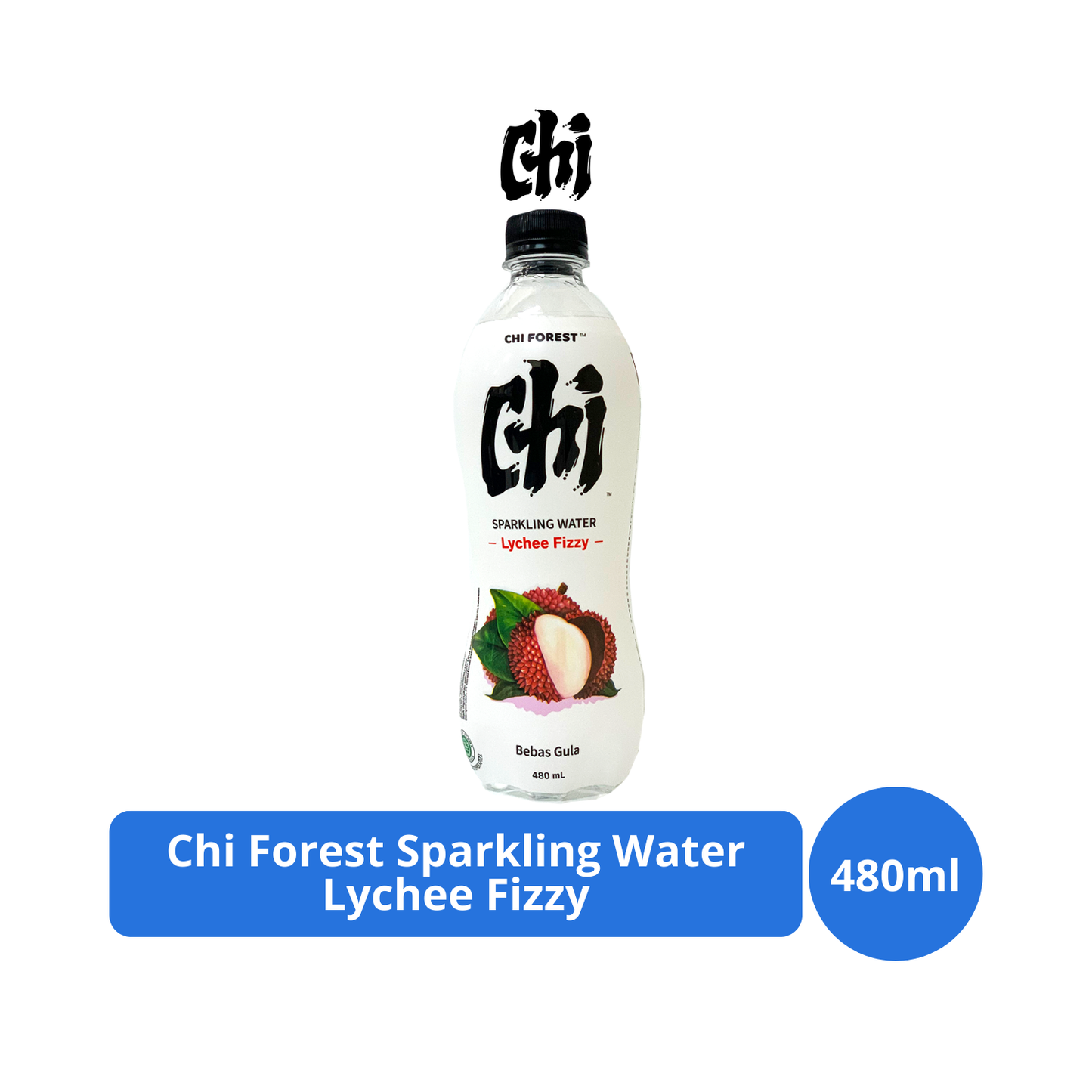 Chi Forest Sparkling Water Lychee Fizzy 480ml