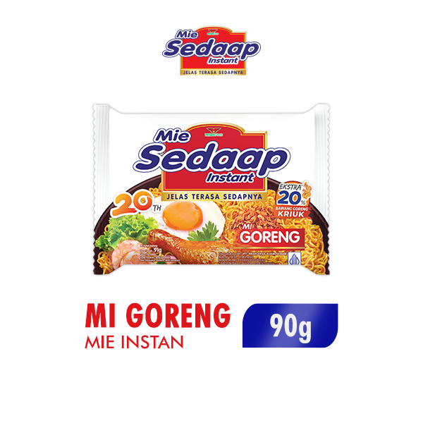Sedaap Mie Instan Goreng Isi 5 Bag 90 gr