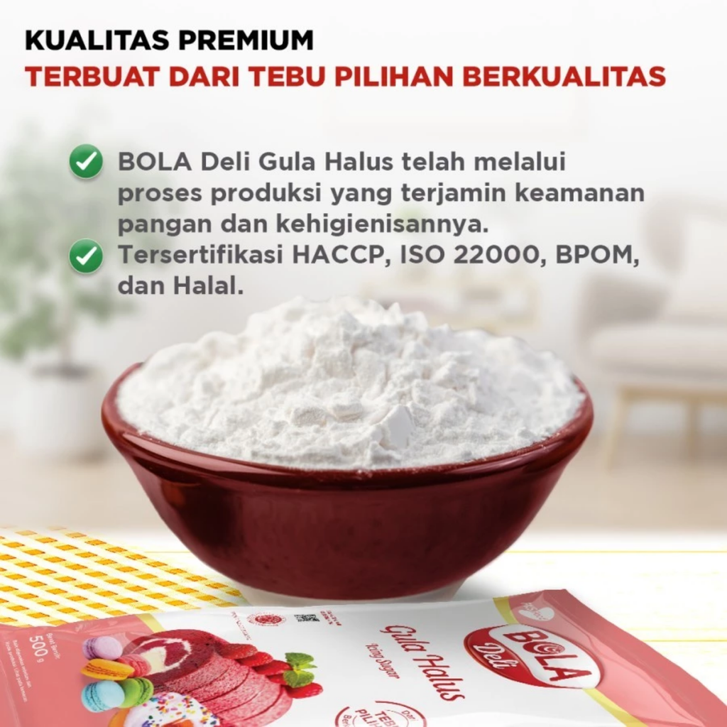 BOLA Deli Gula Halus 1kg