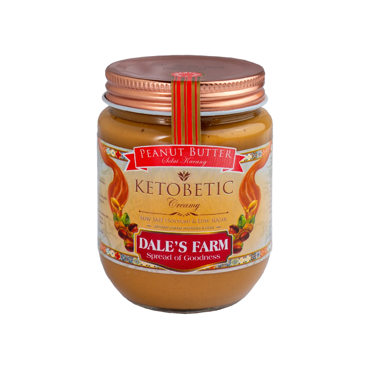 Dale's Farm Ketobetic Creamy - Peanut Butter 250gr