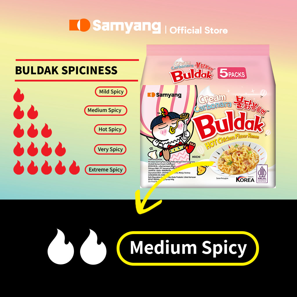 (Multi) Samyang Buldak Ramen Cream Carbonara