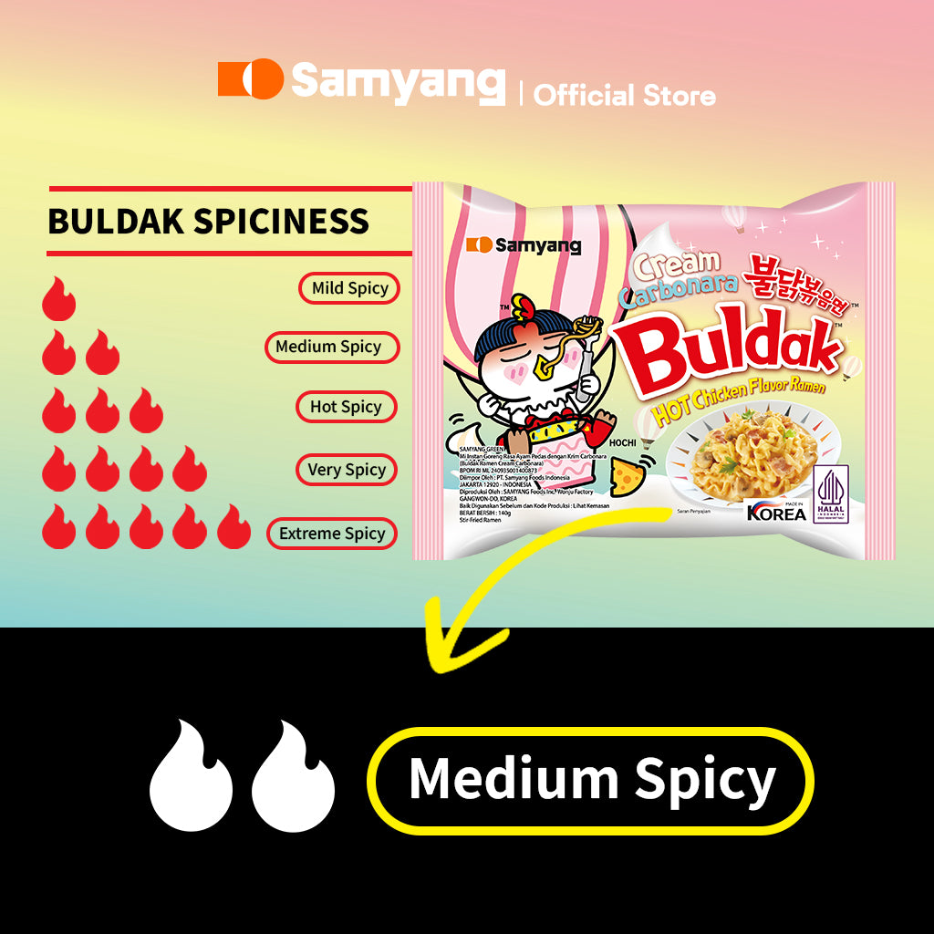 Buldak Ramen Cream Carbonara
