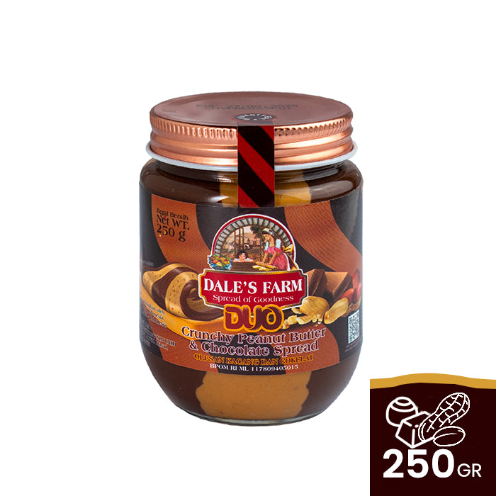 Dale's Farm Duo Peanut Butter & Chocolate Crunchy 250gr