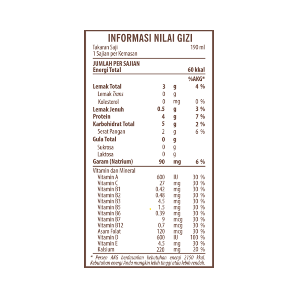 Tropicana Slim Almond Drink Chocolicious Ready to Drink 190 ml