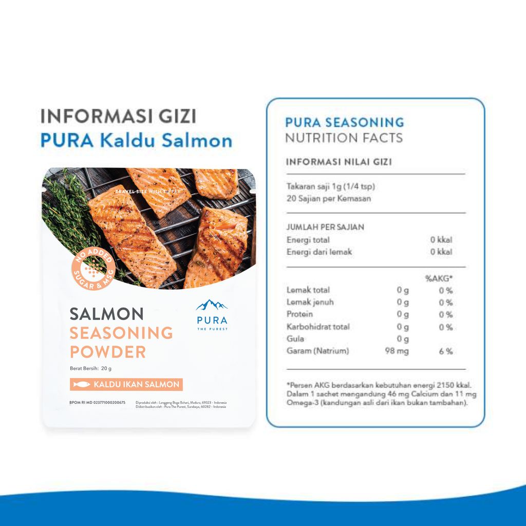 PURA Kaldu Ikan Salmon 20gr