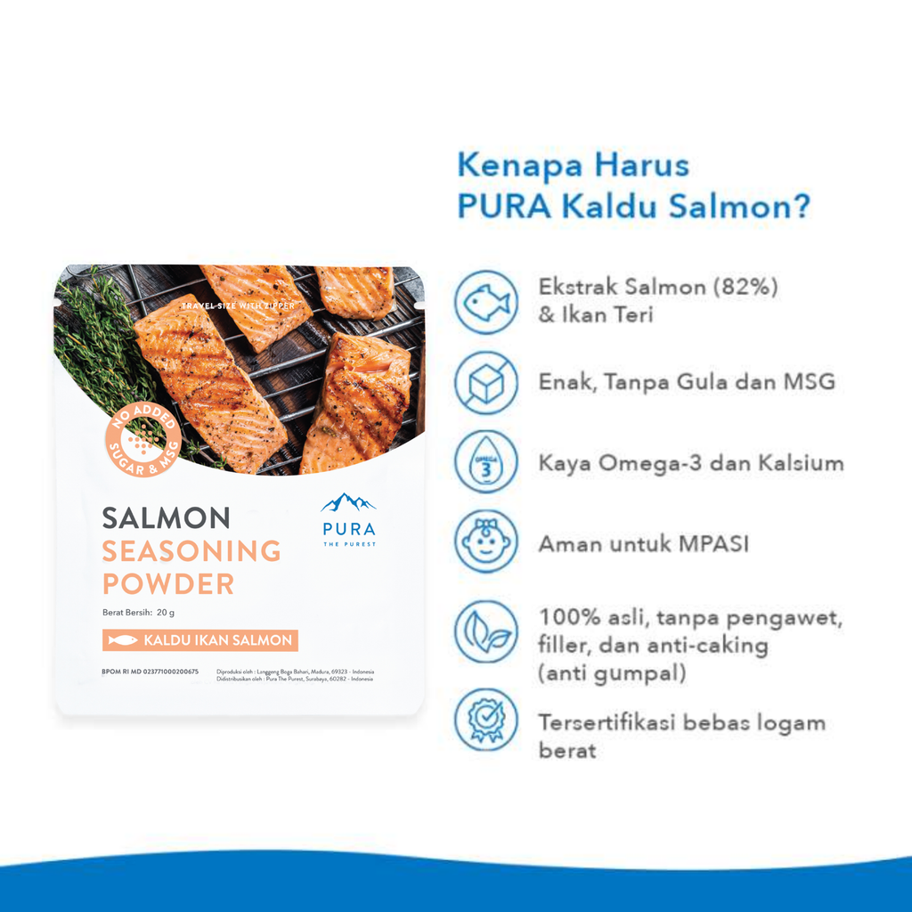 PURA Kaldu Ikan Salmon 20gr