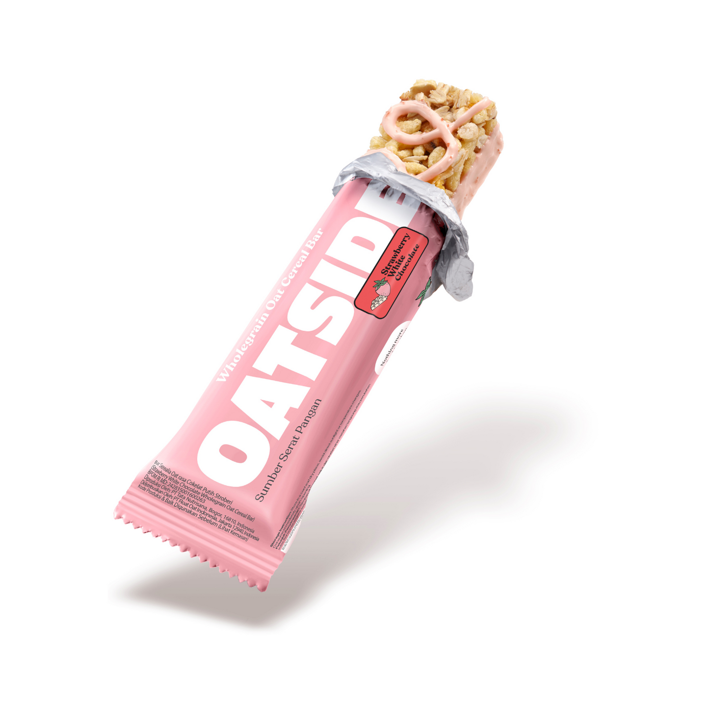 OATSIDE Cereal Bar Strawberry White Chocolate 12s @ 18gr