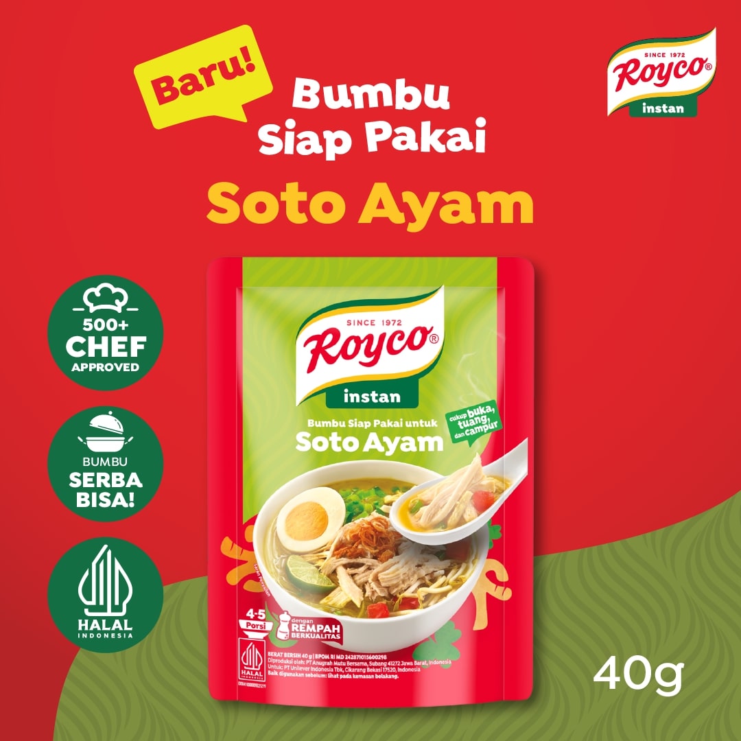 Royco Bumbu Siap Pakai Soto - Bumbu Dasar Serba Bisa 40g
