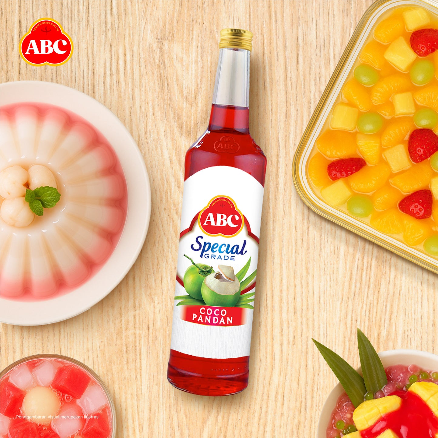 ABC Sirup Special Grade Cocopandan 460 ml