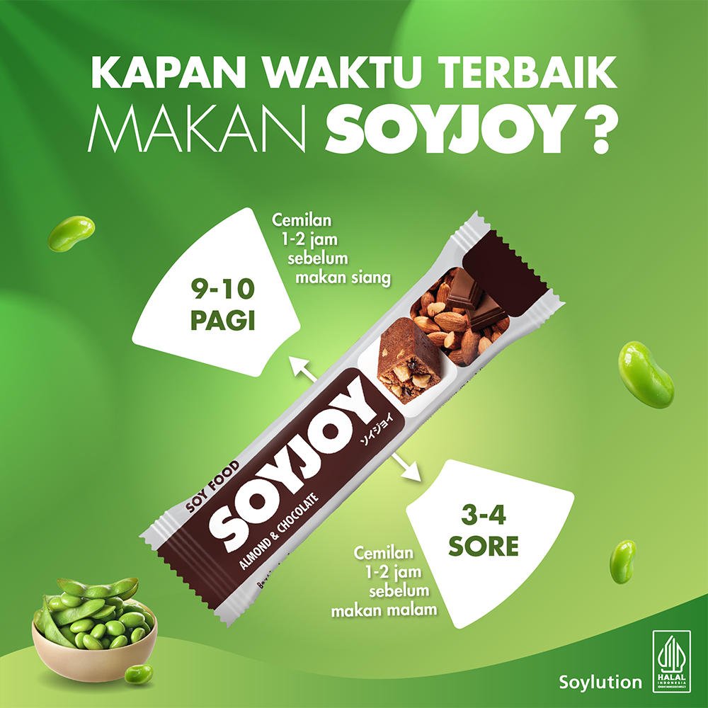 SOYJOY Snack Bar Kedelai Strawberry 30gr - Single