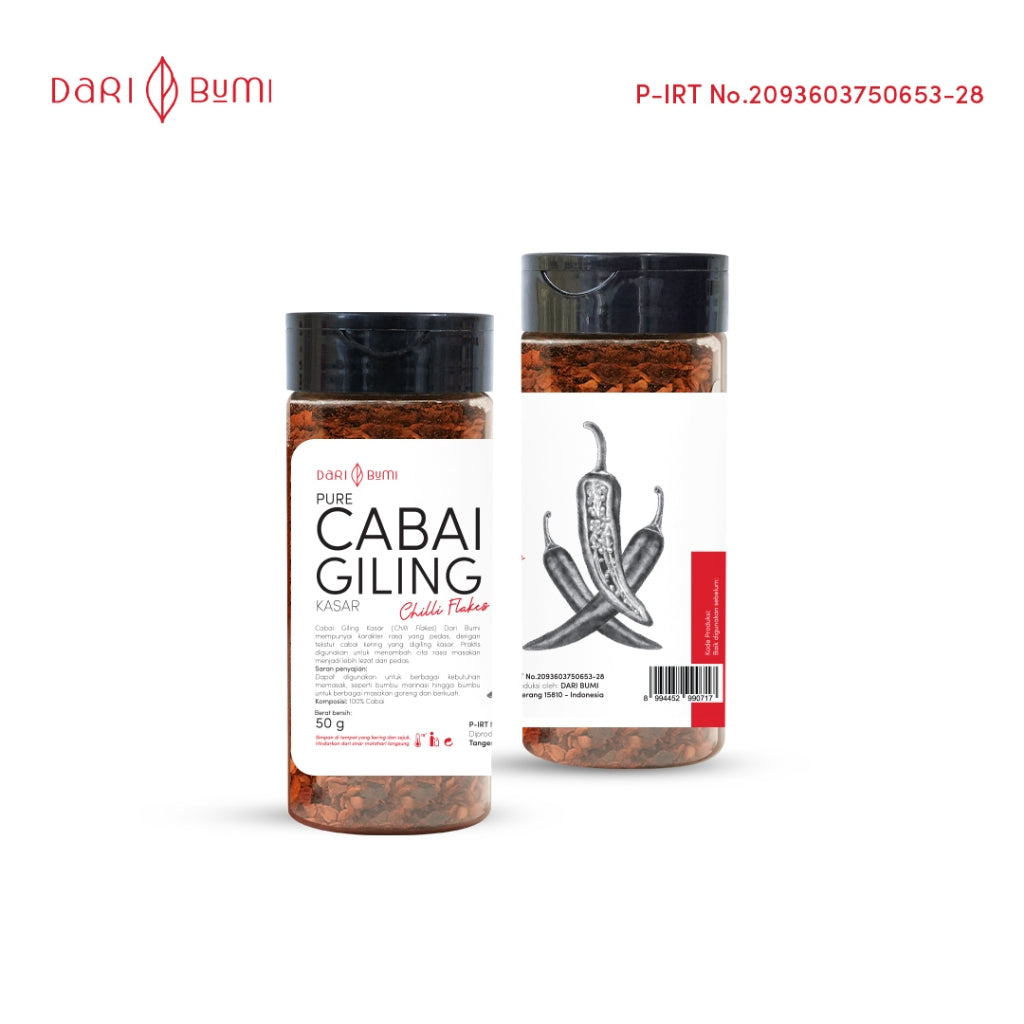 Bumbu Cabai Giling Kasar 50 g Dari Bumi