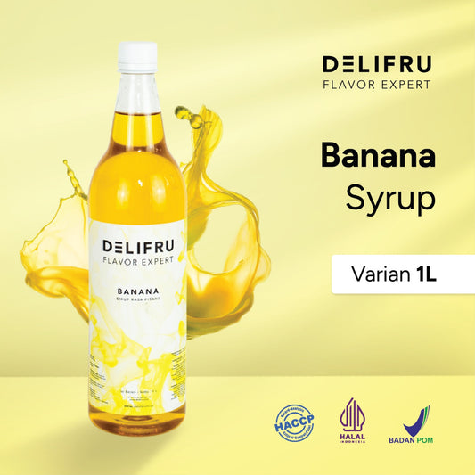 Delifru Syrup Banana 1 Liter
