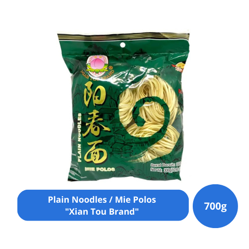 Plain Noodles / Mie Polos "Xian Tou Brand" 700g