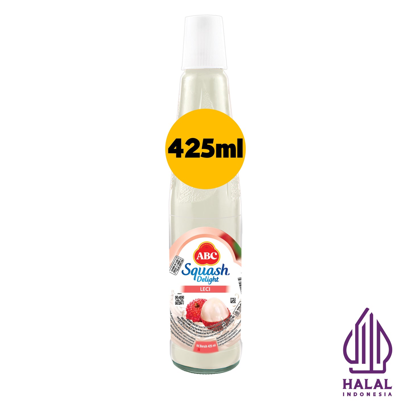 ABC Sirup Squash Delight Leci 425 mL