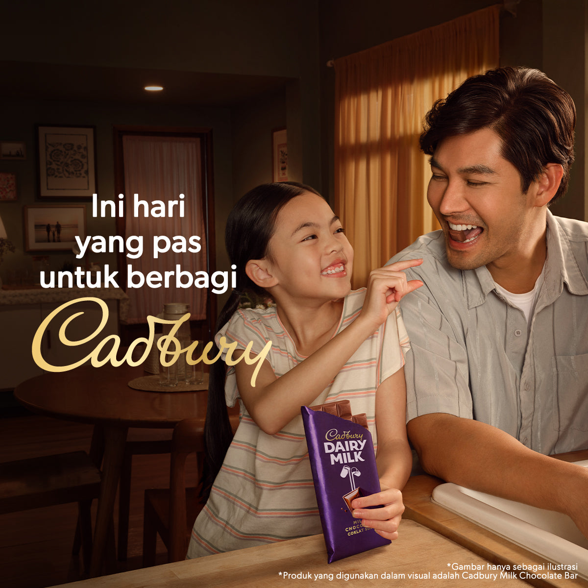 Cadbury Dairy Milk Cashew Nut 85g, Cokelat Susu dengan Kacang Mete