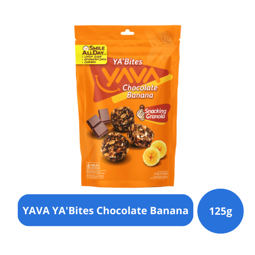 YAVA YA'Bites Chocolate Banana 125g