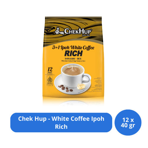 Chek Hup - White Coffee Ipoh Rich 12 x 40 gr
